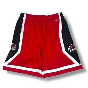 Vintage Champion St Joseph’s Hawks Basketball Shorts Men's Large Red‎ Black USA